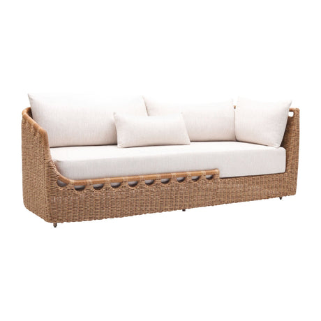 Modern European furniture - Hand-Woven Wicker Outdoor Sectional Sofa - www.oroa.com