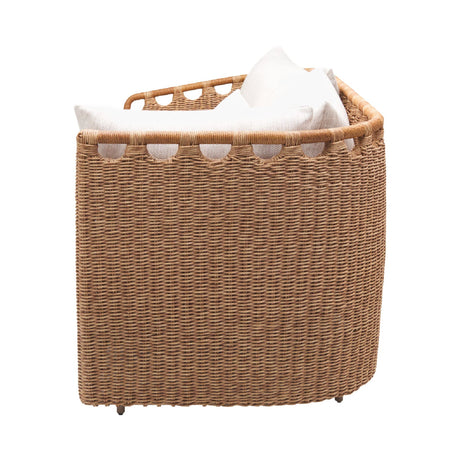 Modern European furniture - Hand-Woven Wicker Outdoor Sectional Sofa - www.oroa.com