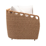 Modern European furniture - Hand-Woven Wicker Outdoor Sectional Sofa - www.oroa.com