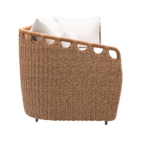 Modern European furniture - Hand-Woven Wicker Outdoor Sectional Sofa - www.oroa.com