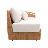 Modern European furniture - Hand-Woven Wicker Outdoor Sectional Sofa - www.oroa.com