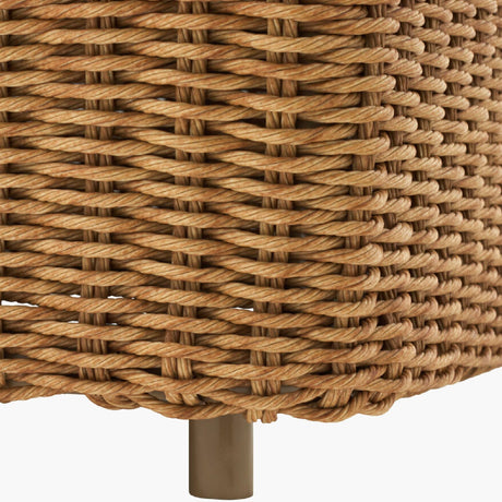 Modern European furniture - Hand-Woven Wicker Outdoor Sectional Sofa - www.oroa.com