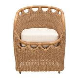 Modern European furniture - Hand-Woven Wicker Outdoor Dining Chair - www.oroa.com