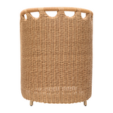 Modern European furniture - Hand-Woven Wicker Outdoor Dining Chair - www.oroa.com