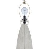 Modern European furniture - Rattan Shade Concrete Table Lamp - www.oroa.com