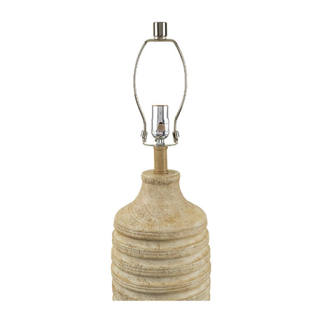 Modern European furniture - Brown Base Linen Table Lamp - www.oroa.com