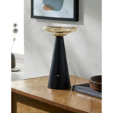 Modern European furniture - Clear Glass Accent Table Lamp - www.oroa.com
