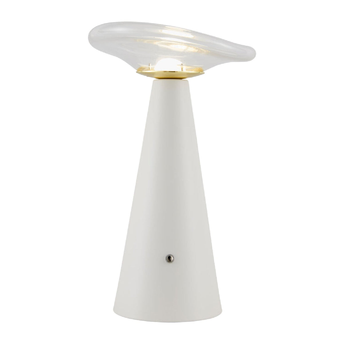 Modern European furniture - Clear Glass Accent Table Lamp - www.oroa.com