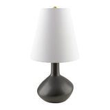 Modern European furniture - Tall Linen Shade Table Lamp - www.oroa.com