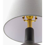 Modern European furniture - Tall Linen Shade Table Lamp - www.oroa.com