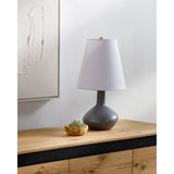 Modern European furniture - Tall Linen Shade Table Lamp - www.oroa.com