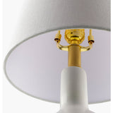 Modern European furniture - Tall Linen Shade Table Lamp - www.oroa.com
