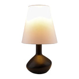 Modern European furniture - Tall Linen Shade Table Lamp - www.oroa.com