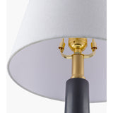 Modern European furniture - Tall Linen Shade Table Lamp - www.oroa.com
