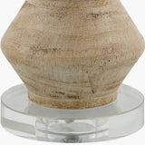 Modern European furniture -  Geometrical Base Linen Table Lamp - www.oroa.com