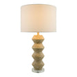 Modern European furniture -  Geometrical Base Linen Table Lamp - www.oroa.com