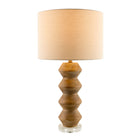 Modern European furniture -  Geometrical Base Linen Table Lamp - www.oroa.com
