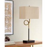 Modern European furniture - Twisted Iron Accent Table Lamp - www.oroa.com