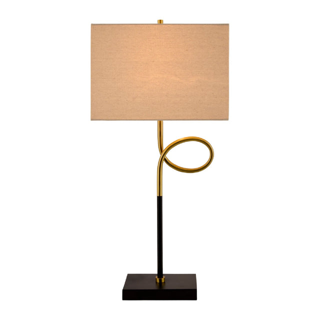 Modern European furniture - Twisted Iron Accent Table Lamp - www.oroa.com