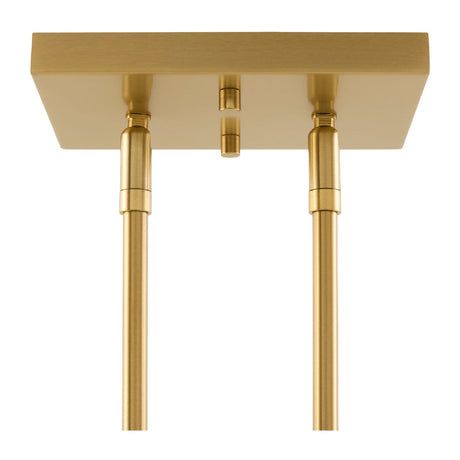 Modern European furniture - Fabric Shade 4-Light Linear Chandelier - www.oroa.com