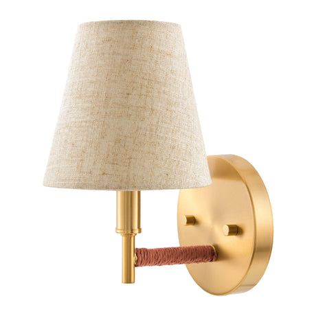 Modern European furniture -  Gold Armed Wall Lamp - www.oroa.com