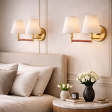 Modern European furniture - Fabric Shade 2-Light Wall Lamp - www.oroa.com