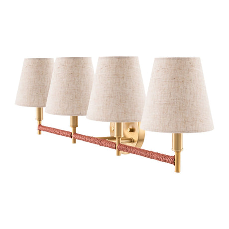 Modern European furniture - Fabric Shade 4-Light Wall Lamp - www.oroa.com