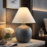 Modern European furniture - Empire Linen Shade Table Lamp - www.oroa.com
