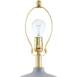 Modern European furniture - Empire Linen Shade Table Lamp - www.oroa.com