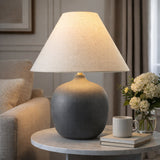 Modern European furniture - Empire Linen Shade Table Lamp - www.oroa.com