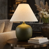 Modern European furniture - Empire Linen Shade Table Lamp - www.oroa.com