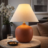 Modern European furniture - Empire Linen Shade Table Lamp - www.oroa.com