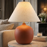 Modern European furniture - Empire Linen Shade Table Lamp - www.oroa.com