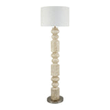Modern European furniture - Cream Layered Base Floor Lamp - www.oroa.com