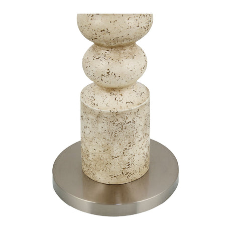 Modern European furniture - Cream Layered Base Floor Lamp - www.oroa.com