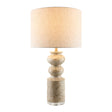 Modern European furniture - Cream Layered Base Table Lamp - www.oroa.com