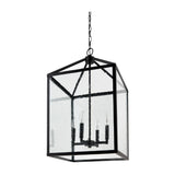 Modern European furniture - Iron-Framed 4-Light Chandelier - www.oroa.com