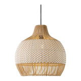 Modern European furniture - Two-Toned Braided Rattan Pendant Lamp - www.oroa.com