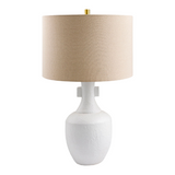 Modern European furniture - White Ceramic Accent Table Lamp - www.oroa.com