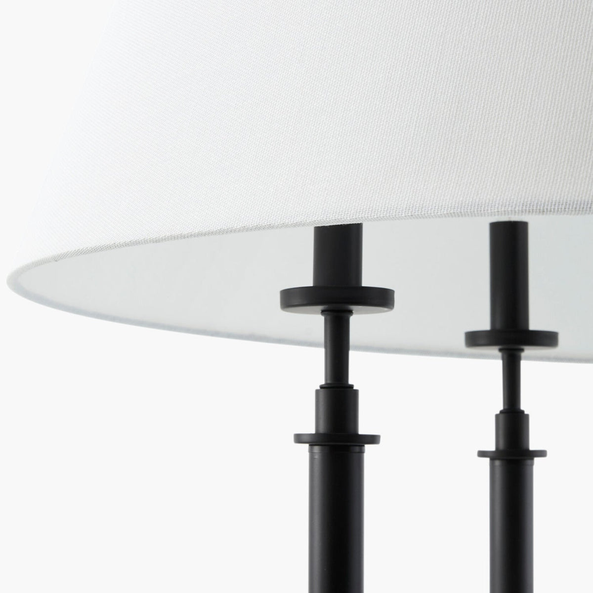 Modern European furniture -  White Linen 5-Light Chandelier - www.oroa.com