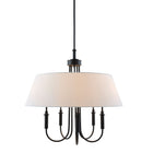 Modern European furniture -  White Linen 5-Light Chandelier - www.oroa.com