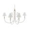 Modern European furniture - Linen Shade 6-Light Chandelier - www.oroa.com