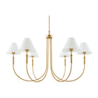 Modern European furniture - Linen Shade 6-Light Chandelier - www.oroa.com
