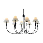 Modern European furniture - Linen Shade 8-Light Chandelier - www.oroa.com