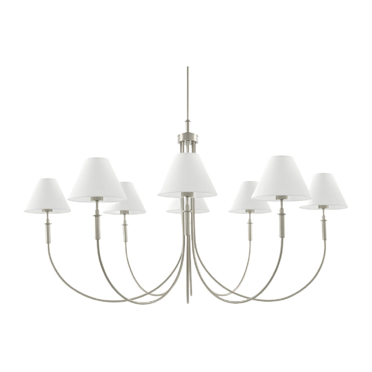 Modern European furniture - Linen Shade 8-Light Chandelier - www.oroa.com
