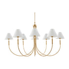 Modern European furniture - Linen Shade 8-Light Chandelier - www.oroa.com