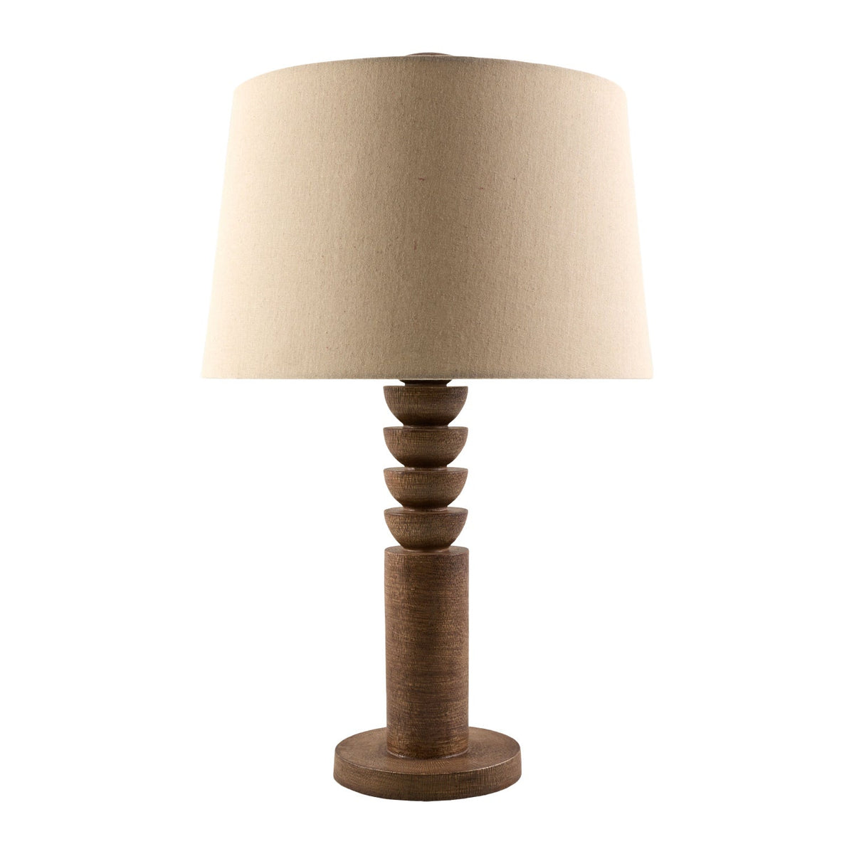 Modern European furniture - Cream Linen Accent Table Lamp - www.oroa.com