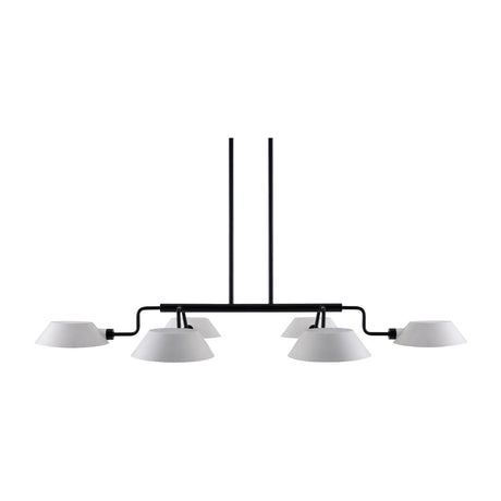 Modern European furniture - Metal Shade 6-Light Chandelier - www.oroa.com