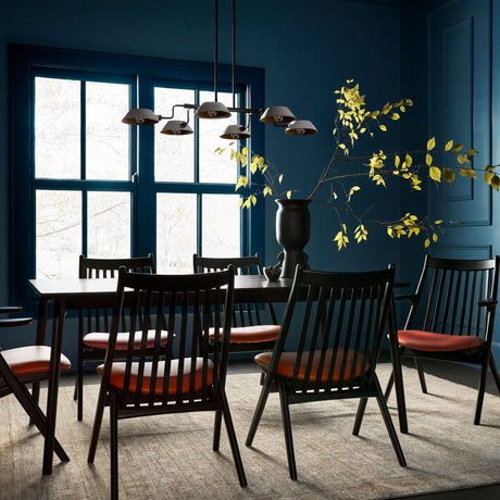Modern European furniture - Metal Shade 6-Light Chandelier - www.oroa.com