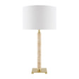 Modern European furniture - White Linen Accent Table Lamp - www.oroa.com